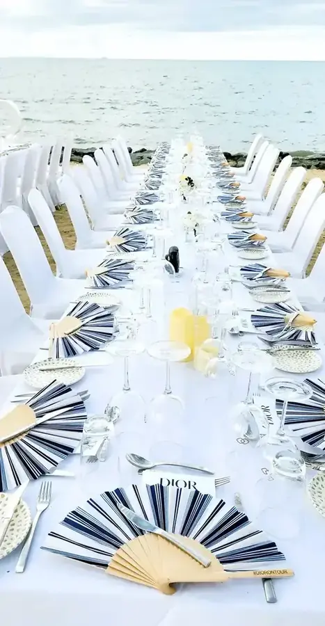 Branded corporate celebration and tablescape in Fiji — 018