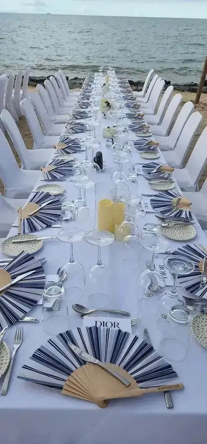 Branded corporate celebration and tablescape in Fiji — 023