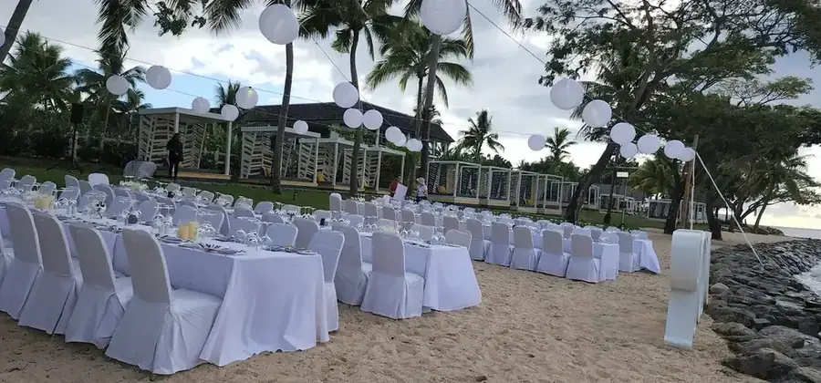 Branded corporate celebration and tablescape in Fiji — 038