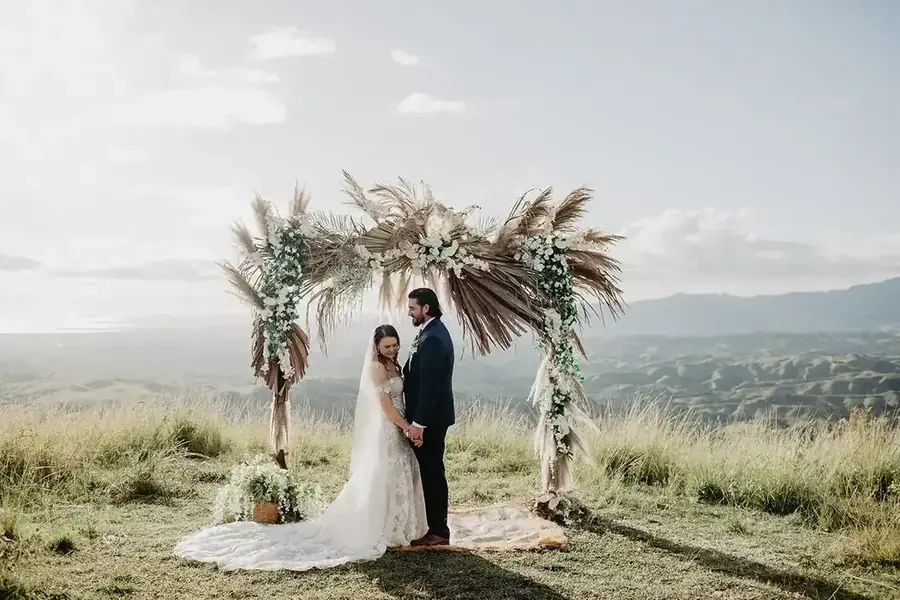 Joyful Fiji wedding couple moment — 020