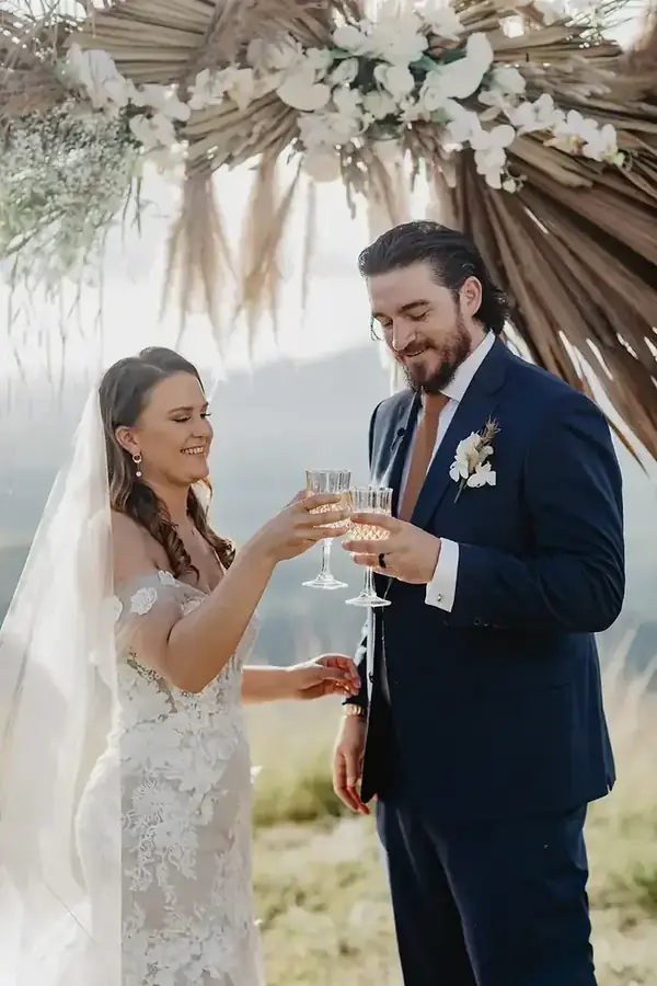 Joyful Fiji wedding couple moment — 030