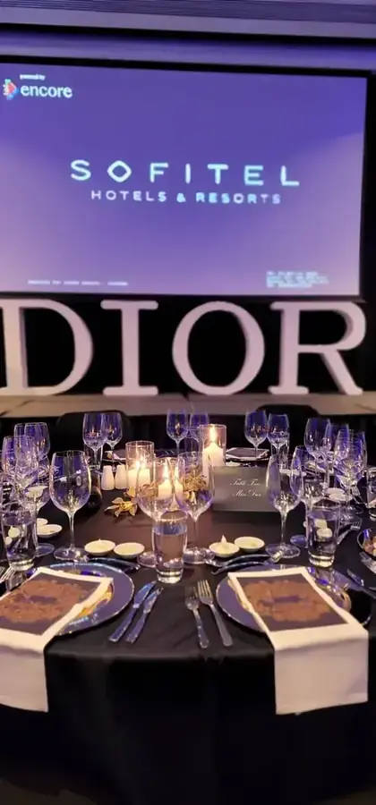 Branded corporate celebration and tablescape in Fiji — 093