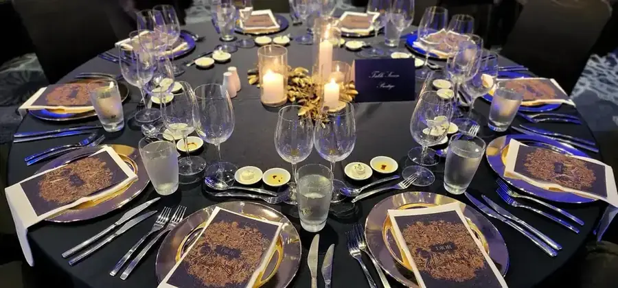 Branded corporate celebration and tablescape in Fiji — 103