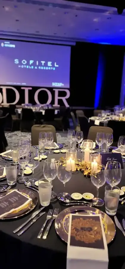 Branded corporate celebration and tablescape in Fiji — 108