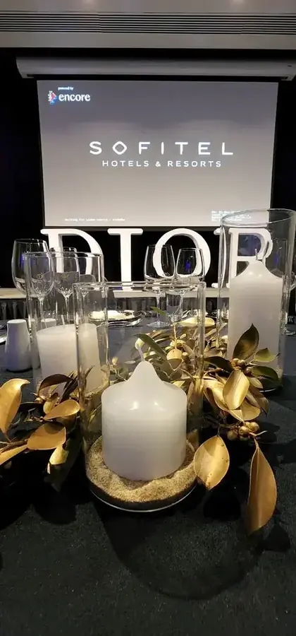 Branded corporate celebration and tablescape in Fiji — 118