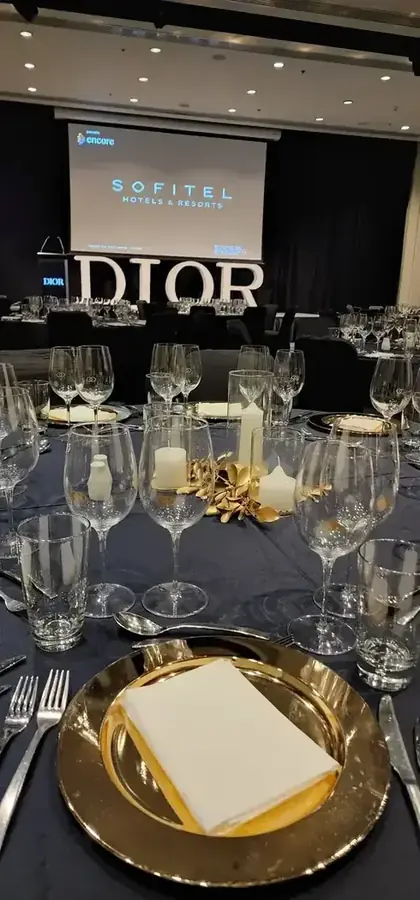 Branded corporate celebration and tablescape in Fiji — 123