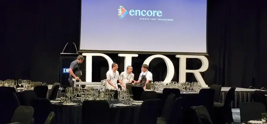 Branded corporate celebration and tablescape in Fiji — 128