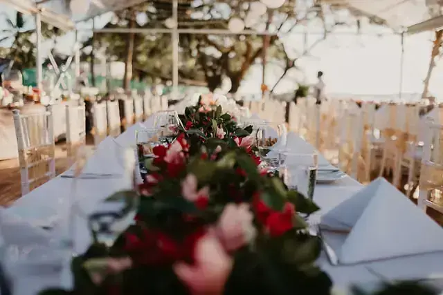 Fiji wedding tablescape and décor — 097