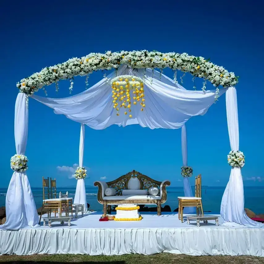 Paradise Bride mandap and cultural wedding styling — 064