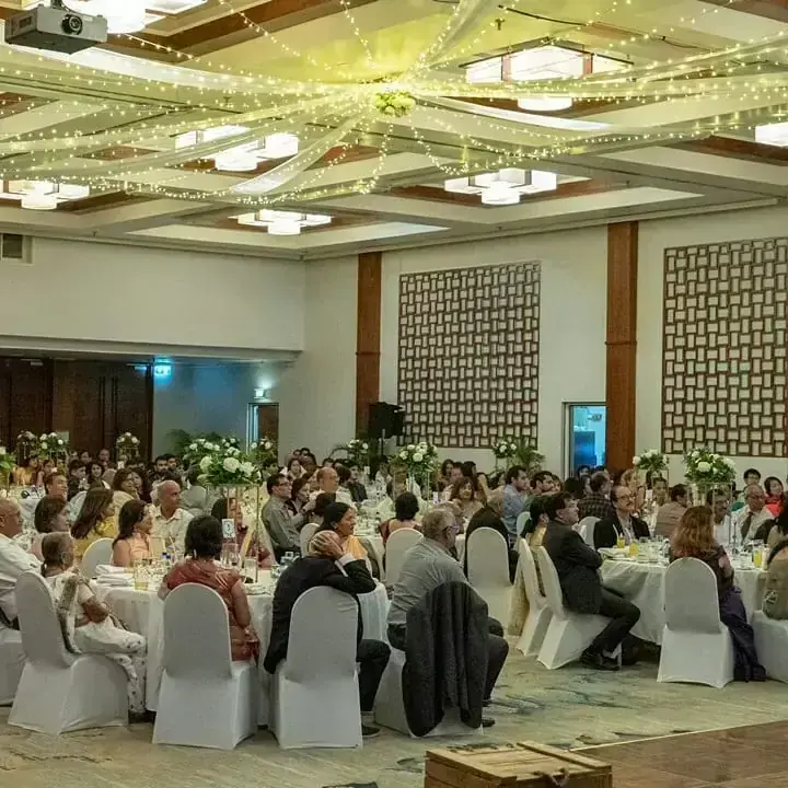 Branded corporate celebration and tablescape in Fiji — 153