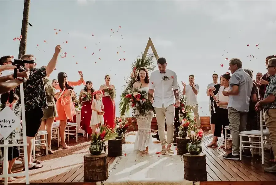 Fiji destination wedding ceremony setting — 028