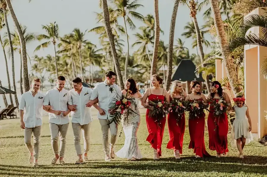 Paradise Bride couple celebration in Fiji — 073