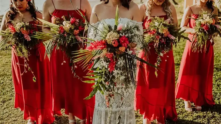Wedding flowers and decorative details in Fiji — 104