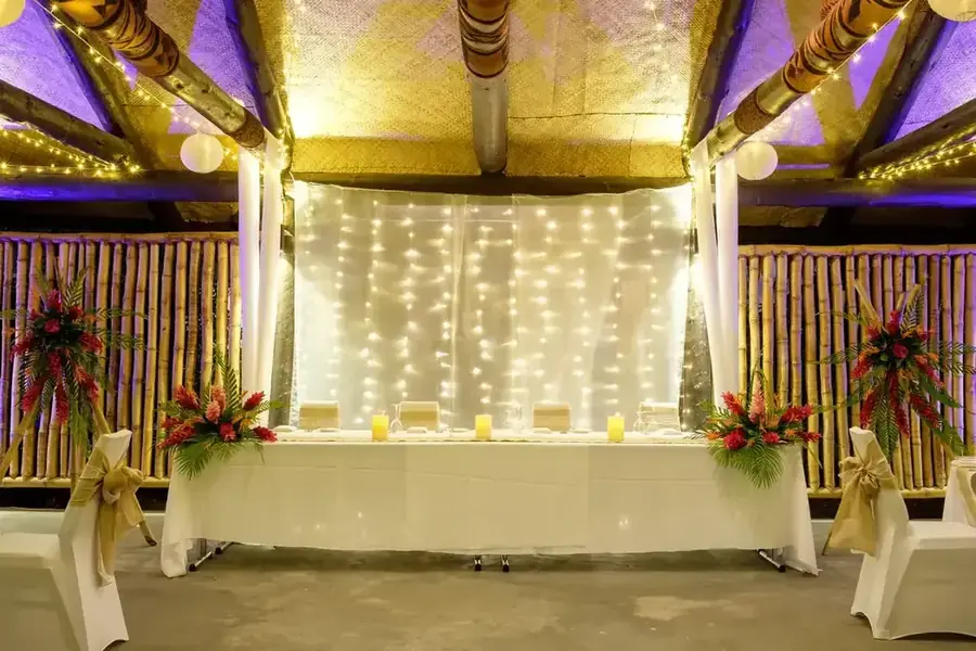 Wedding backdrop and event styling by Paradise Bride