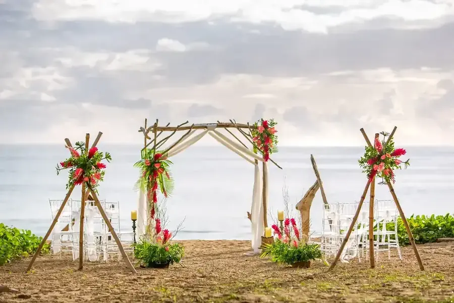Fiji destination wedding ceremony setting — 038