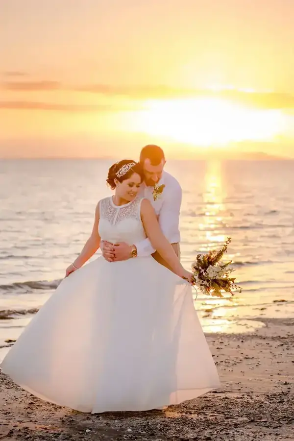 Joyful Fiji wedding couple moment — 120