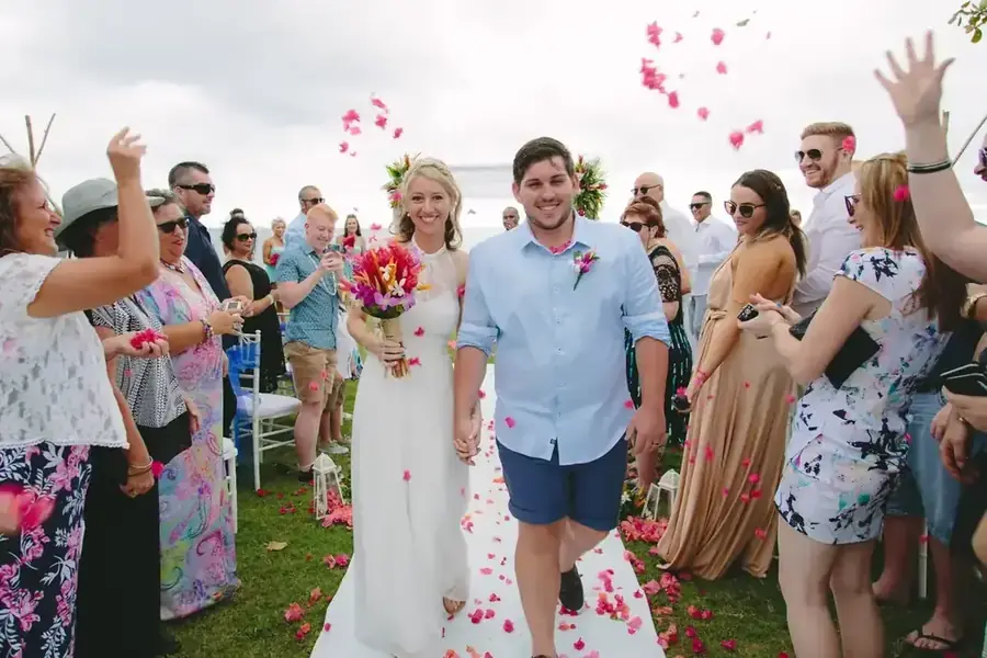 Fiji destination wedding ceremony setting — 048
