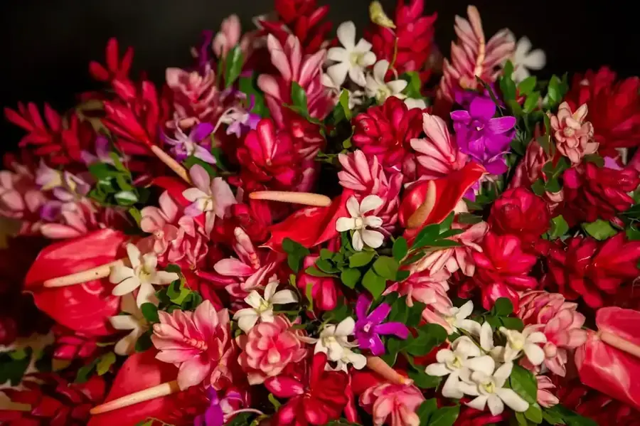 Fiji wedding tablescape and décor — 117