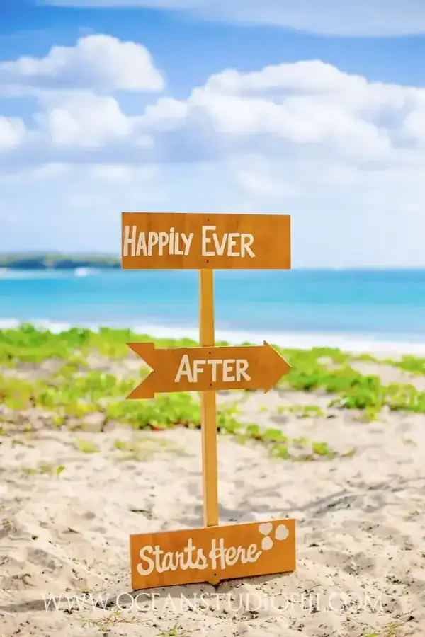 Garden and resort wedding setting in Fiji — 070