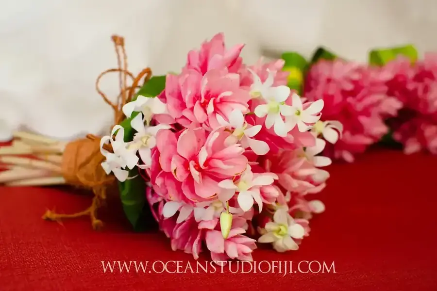 Fiji wedding tablescape and décor — 122