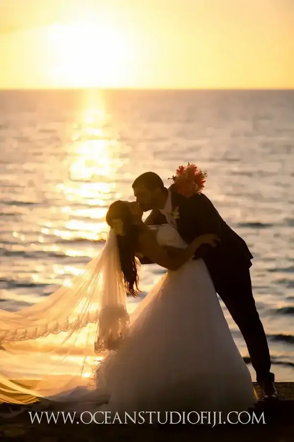 Newlywed moment at a Fiji destination wedding — 132