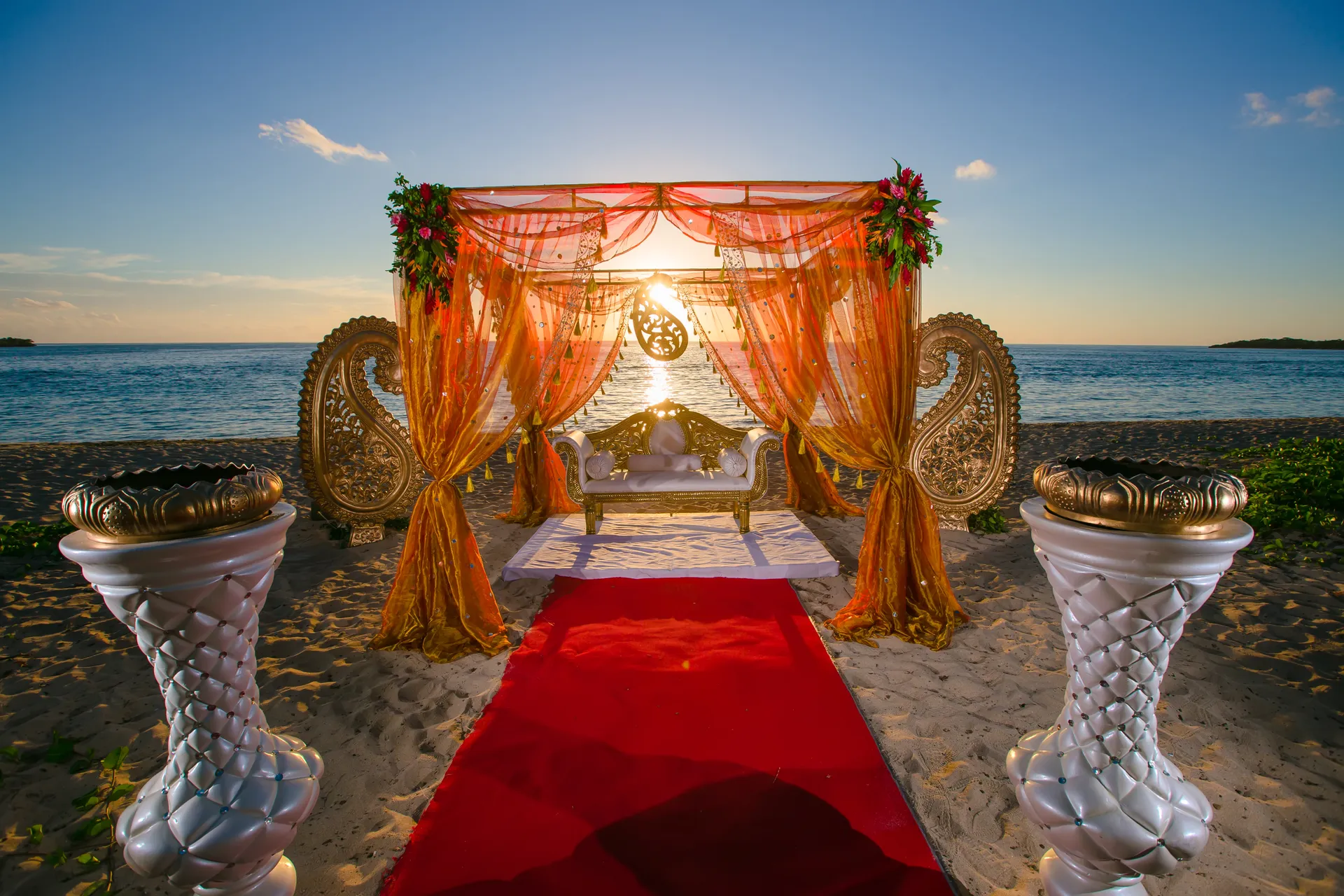 A Paradise Bride cultural wedding setting